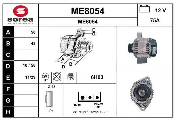 SNRA ME8054 Generator ME8054: Kaufen Sie zu einem guten Preis in Polen bei 2407.PL!