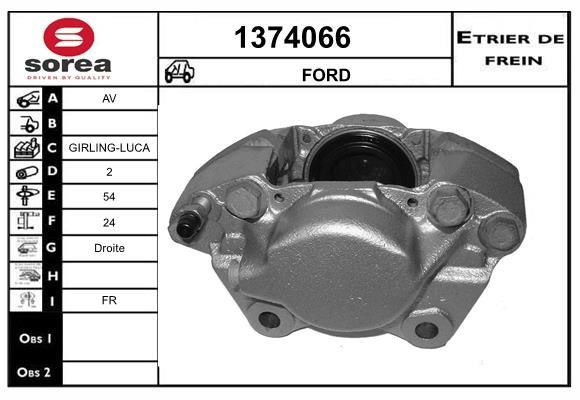 SNRA 1374066 Brake caliper 1374066: Buy near me at 2407.PL in Poland at an Affordable price!