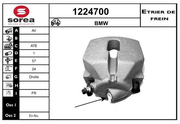 SNRA 1224700 Brake caliper 1224700: Buy near me in Poland at 2407.PL - Good price!