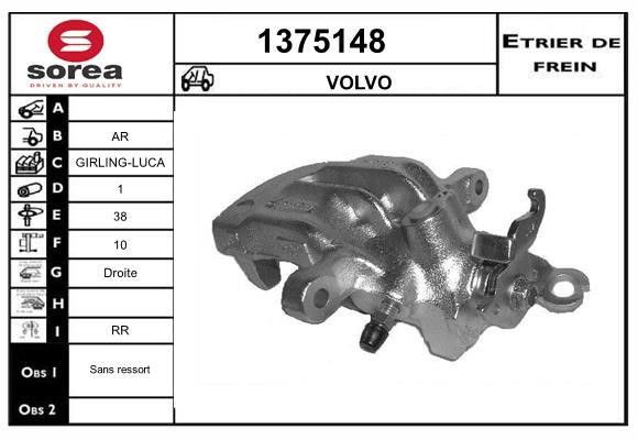 SNRA 1375148 Brake caliper rear right 1375148: Buy near me in Poland at 2407.PL - Good price!