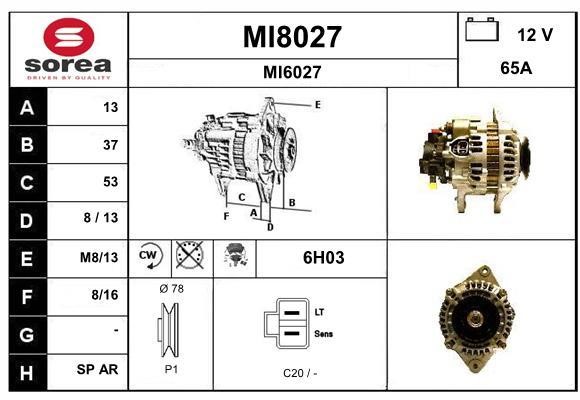 SNRA MI8027 Генератор MI8027: Отличная цена - Купить в Польше на 2407.PL!