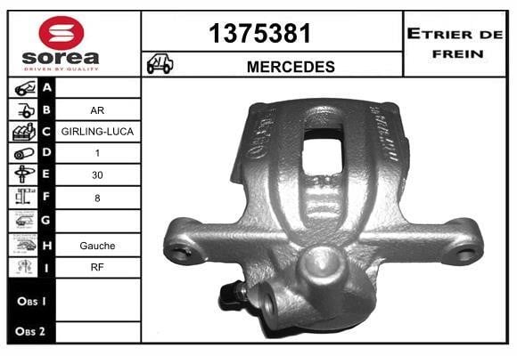 SNRA 1375381 Brake caliper rear left 1375381: Buy near me in Poland at 2407.PL - Good price!