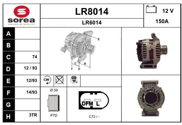 SNRA LR8014 Генератор LR8014: Приваблива ціна - Купити у Польщі на 2407.PL!