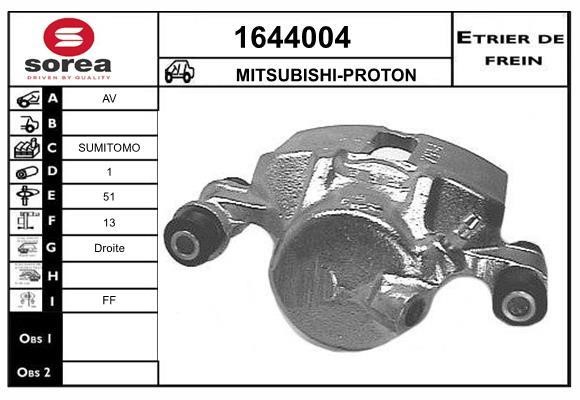 SNRA 1644004 Brake caliper 1644004: Buy near me in Poland at 2407.PL - Good price!