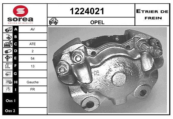 SNRA 1224021 Brake caliper 1224021: Buy near me in Poland at 2407.PL - Good price!