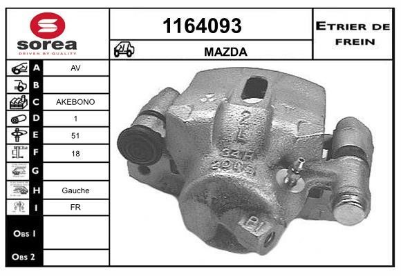 SNRA 1164093 Bremssattel 1164093: Kaufen Sie zu einem guten Preis in Polen bei 2407.PL!