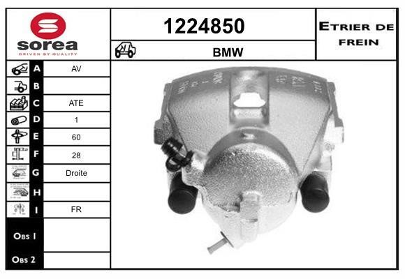SNRA 1224850 Brake caliper 1224850: Buy near me in Poland at 2407.PL - Good price!
