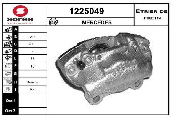 SNRA 1225049 Brake caliper 1225049: Buy near me in Poland at 2407.PL - Good price!