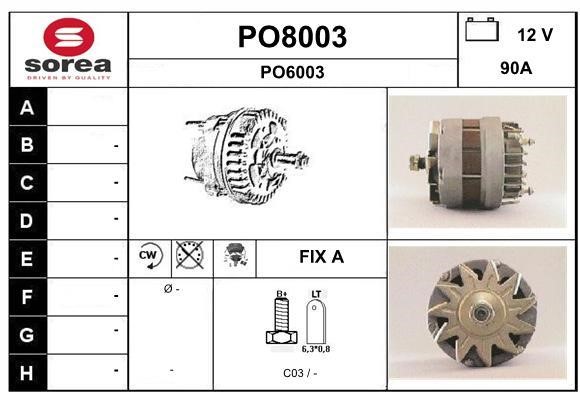 SNRA PO8003 Генератор PO8003: Отличная цена - Купить в Польше на 2407.PL!
