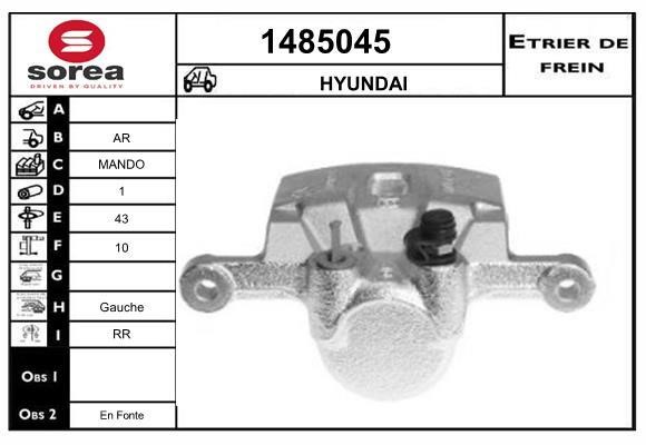 SNRA 1485045 Brake caliper 1485045: Buy near me in Poland at 2407.PL - Good price!