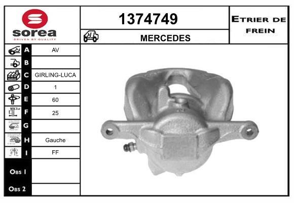 SNRA 1374749 Суппорт тормозной 1374749: Отличная цена - Купить в Польше на 2407.PL!