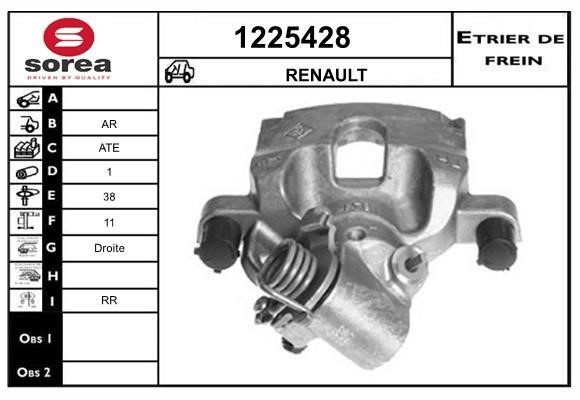 SNRA 1225428 Brake caliper 1225428: Buy near me in Poland at 2407.PL - Good price!