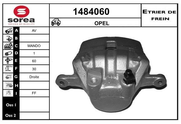 SNRA 1484060 Суппорт тормозной передний правый 1484060: Купить в Польше - Отличная цена на 2407.PL!