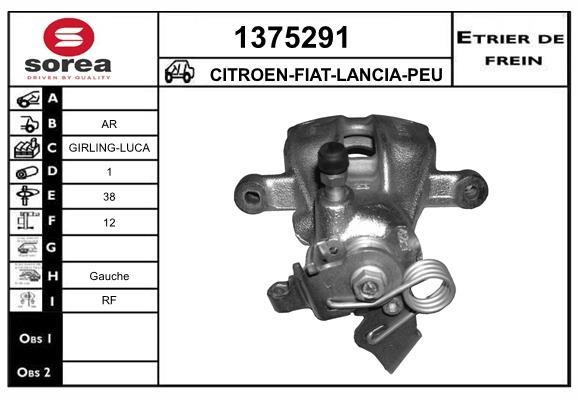 SNRA 1375291 Brake caliper 1375291: Buy near me in Poland at 2407.PL - Good price!