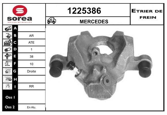 SNRA 1225386 Brake caliper 1225386: Buy near me at 2407.PL in Poland at an Affordable price!