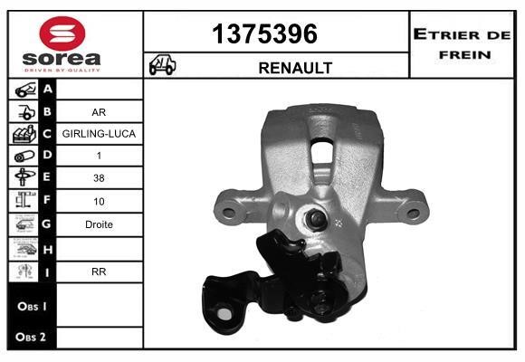 SNRA 1375396 Brake caliper 1375396: Buy near me in Poland at 2407.PL - Good price!