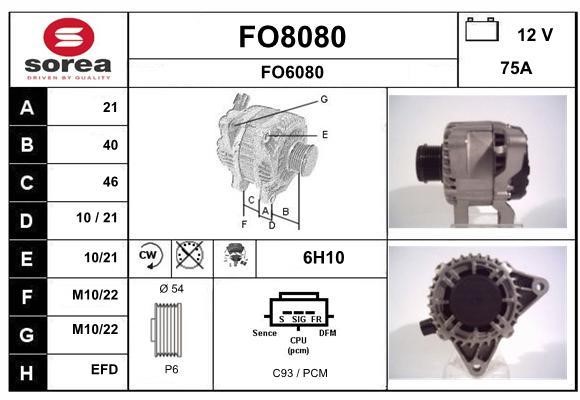 SNRA FO8080 Генератор FO8080: Отличная цена - Купить в Польше на 2407.PL!