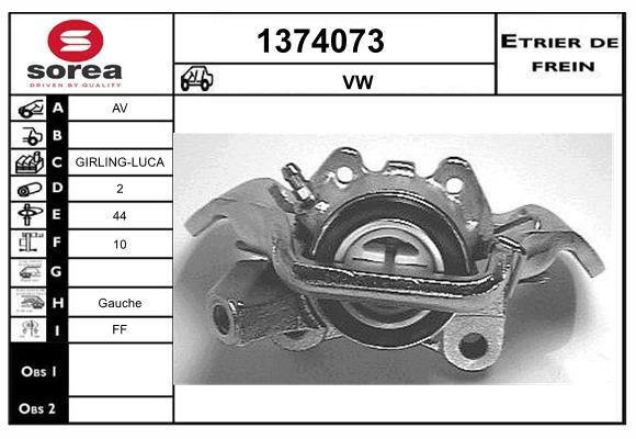 SNRA 1374073 Brake caliper front left 1374073: Buy near me in Poland at 2407.PL - Good price!