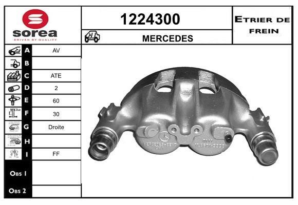 SNRA 1224300 Суппорт тормозной 1224300: Отличная цена - Купить в Польше на 2407.PL!