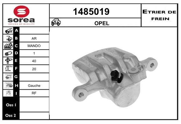 SNRA 1485019 Суппорт тормозной 1485019: Отличная цена - Купить в Польше на 2407.PL!