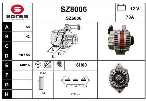 SNRA SZ8006 Generator SZ8006: Kaufen Sie zu einem guten Preis in Polen bei 2407.PL!