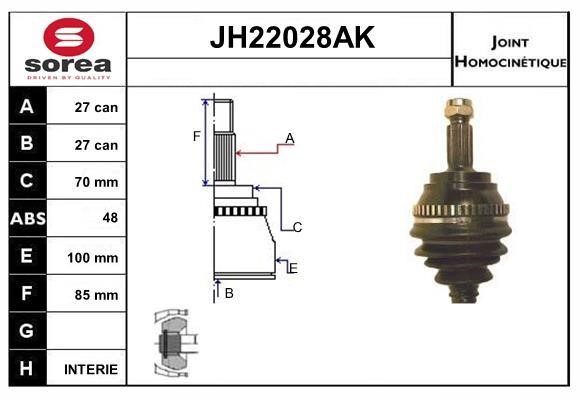 SNRA JH22028AK Wellengelenk JH22028AK: Kaufen Sie zu einem guten Preis in Polen bei 2407.PL!