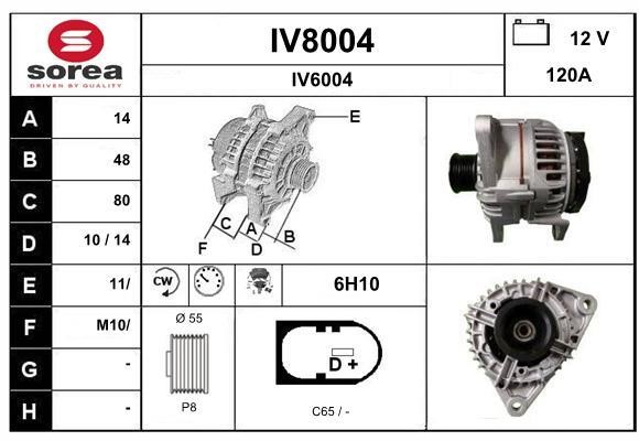 SNRA IV8004 Генератор IV8004: Отличная цена - Купить в Польше на 2407.PL!
