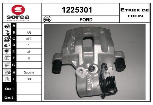 SNRA 1225301 Суппорт тормозной задний левый 1225301: Отличная цена - Купить в Польше на 2407.PL!
