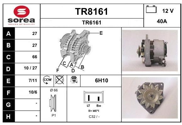 SNRA TR8161 Генератор TR8161: Отличная цена - Купить в Польше на 2407.PL!