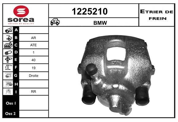 SNRA 1225210 Brake caliper 1225210: Buy near me in Poland at 2407.PL - Good price!