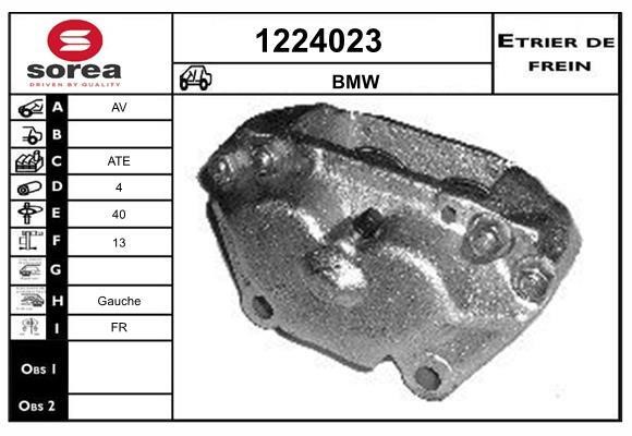 SNRA 1224023 Brake caliper 1224023: Buy near me in Poland at 2407.PL - Good price!