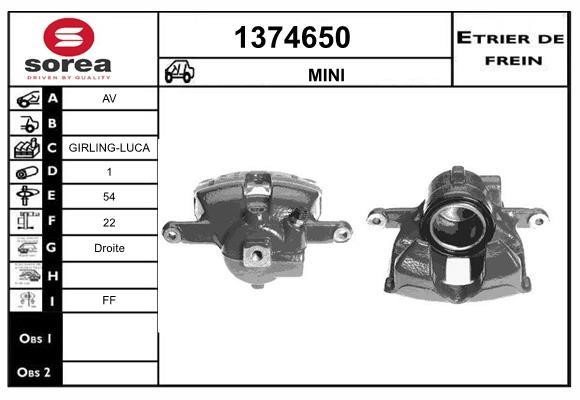 SNRA 1374650 Bremssattel 1374650: Kaufen Sie zu einem guten Preis in Polen bei 2407.PL!