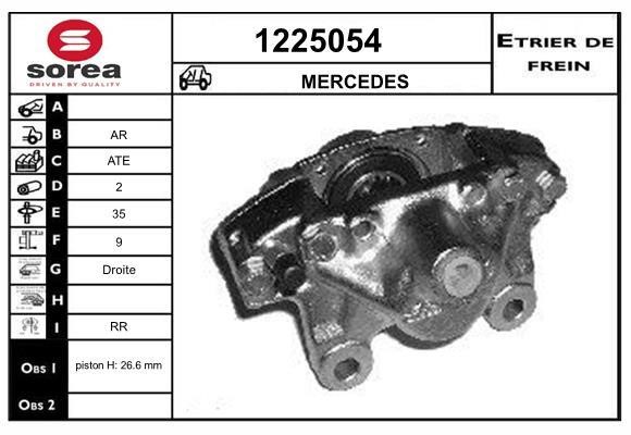 SNRA 1225054 Brake caliper 1225054: Buy near me in Poland at 2407.PL - Good price!