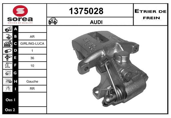 SNRA 1375028 Суппорт тормозной 1375028: Отличная цена - Купить в Польше на 2407.PL!