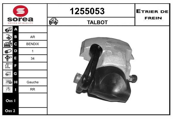 SNRA 1255053 Brake caliper 1255053: Buy near me in Poland at 2407.PL - Good price!