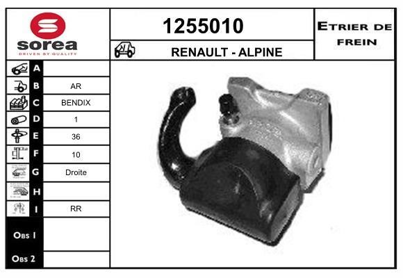 SNRA 1255010 Суппорт тормозной 1255010: Отличная цена - Купить в Польше на 2407.PL!