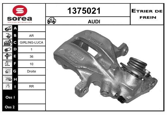 SNRA 1375021 Brake caliper rear right 1375021: Buy near me in Poland at 2407.PL - Good price!