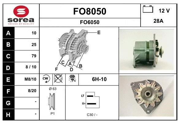 SNRA FO8050 Генератор FO8050: Приваблива ціна - Купити у Польщі на 2407.PL!