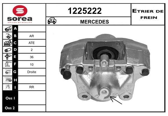 SNRA 1225222 Bremssattel hinten rechts 1225222: Kaufen Sie zu einem guten Preis in Polen bei 2407.PL!