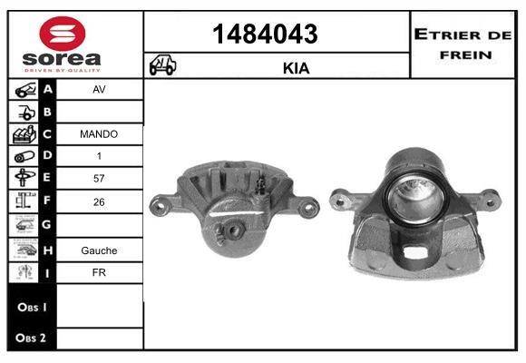 SNRA 1484043 Brake caliper 1484043: Buy near me in Poland at 2407.PL - Good price!