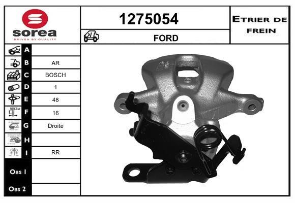 SNRA 1275054 Brake caliper 1275054: Buy near me in Poland at 2407.PL - Good price!
