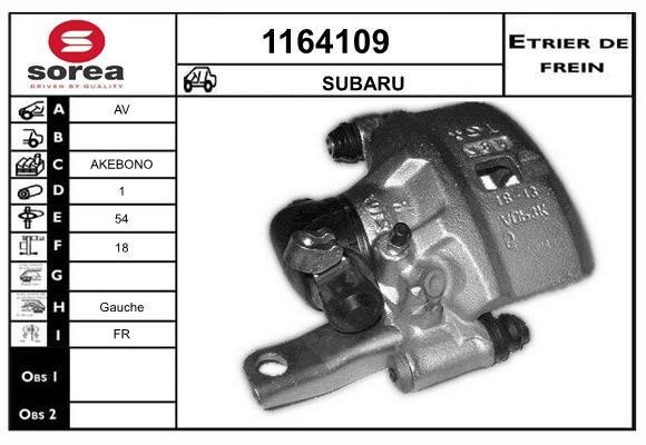 SNRA 1164109 Bremssattel 1164109: Kaufen Sie zu einem guten Preis in Polen bei 2407.PL!