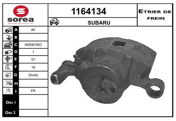 SNRA 1164134 Суппорт тормозной 1164134: Отличная цена - Купить в Польше на 2407.PL!