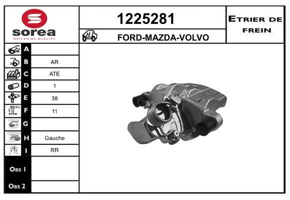 SNRA 1225281 Brake caliper 1225281: Buy near me in Poland at 2407.PL - Good price!