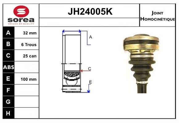 SNRA JH24005K CV joint JH24005K: Buy near me in Poland at 2407.PL - Good price!