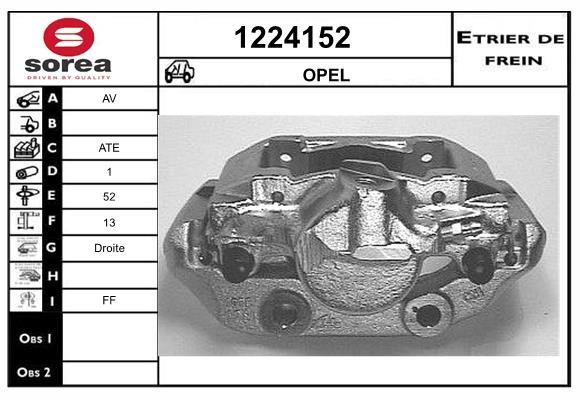 SNRA 1224152 Brake caliper 1224152: Buy near me in Poland at 2407.PL - Good price!