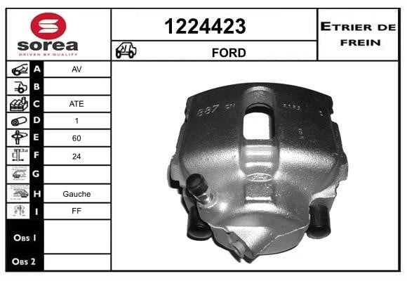 SNRA 1224423 Brake caliper front left 1224423: Buy near me at 2407.PL in Poland at an Affordable price!