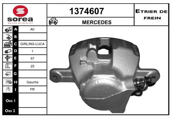 SNRA 1374607 Суппорт тормозной 1374607: Отличная цена - Купить в Польше на 2407.PL!