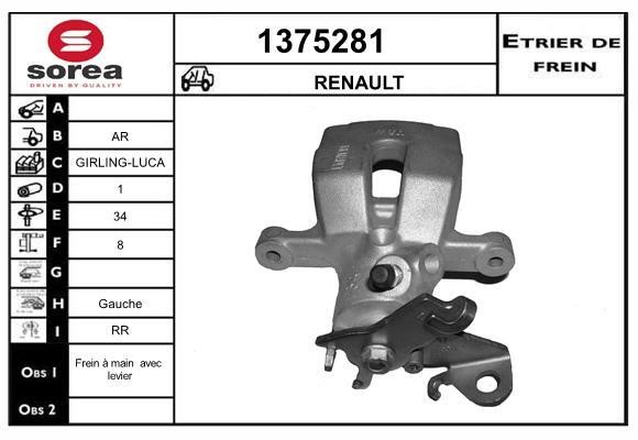 SNRA 1375281 Brake caliper 1375281: Buy near me in Poland at 2407.PL - Good price!