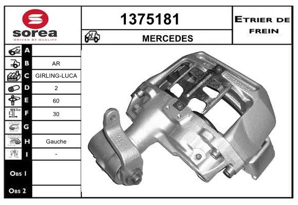 SNRA 1375181 Brake caliper 1375181: Buy near me in Poland at 2407.PL - Good price!